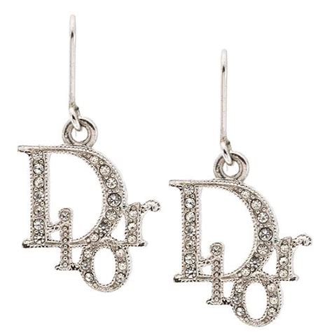 dior letter drop earrings|christian dior earrings.